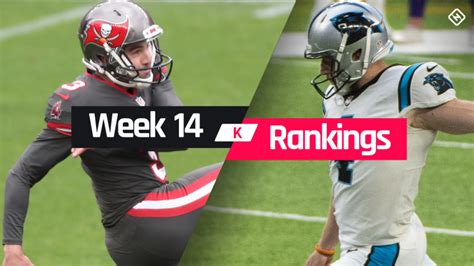 week 14 fantasy kicker rankings